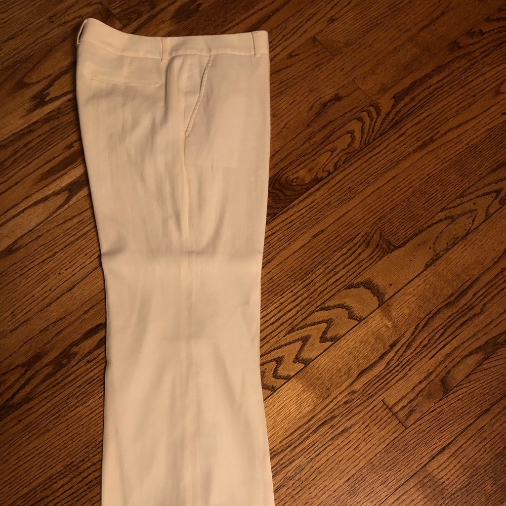 Banana Republic Italian Wool White Trouser Pants - Picture 2 of 4